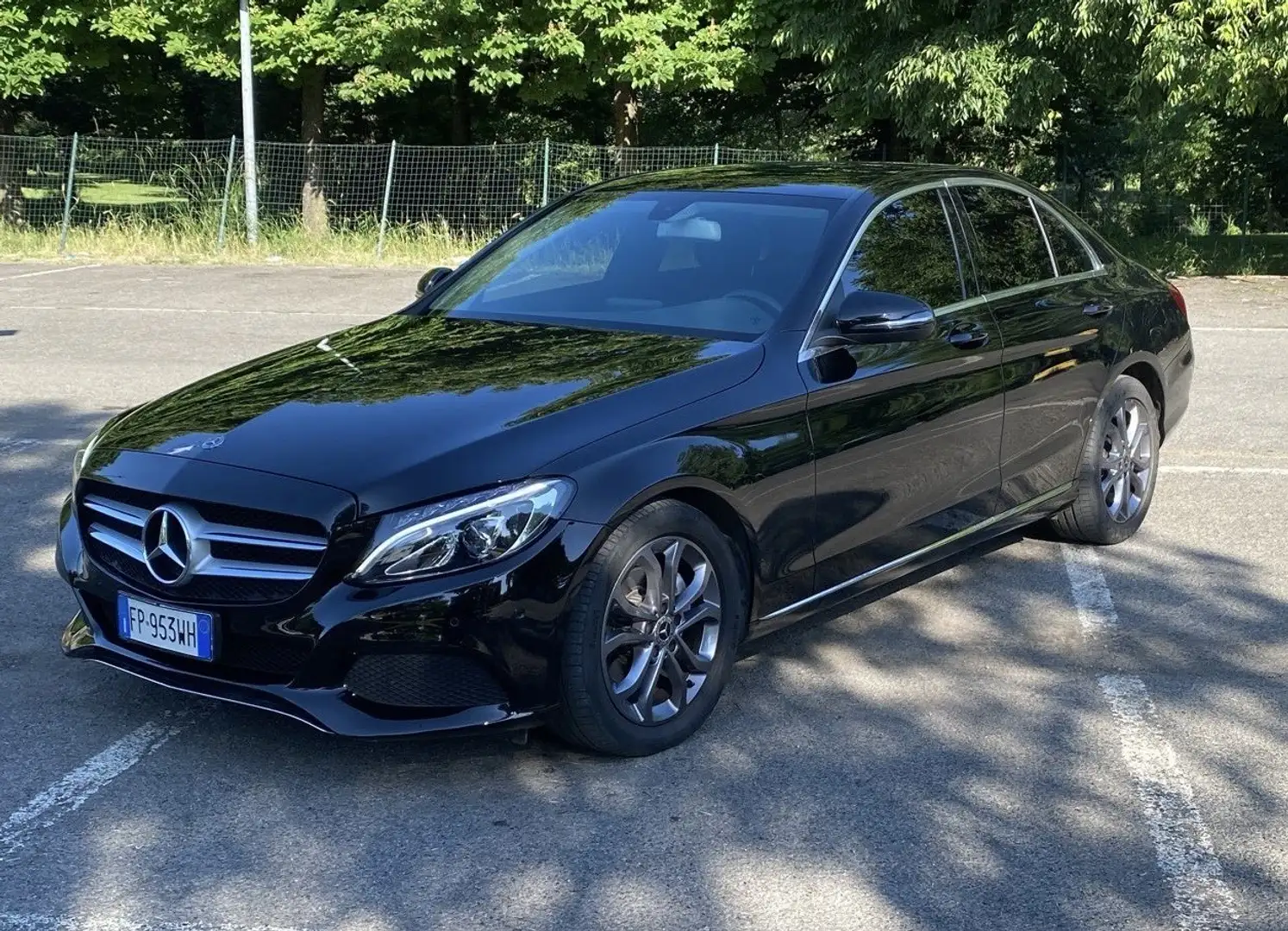 Mercedes-Benz C 220 C220d Sport Plus auto 170cv Nero - 1