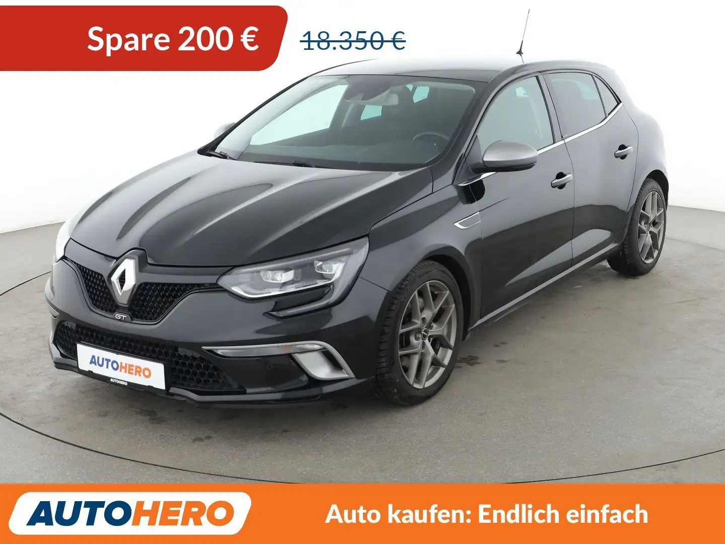 Renault Megane 1.6 TCe Energy GT Aut.*NAVI*CAM*SHZ* Schwarz - 1