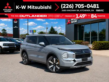 Gray 2026 Mitsubishi Outlander Hybrid Plug-in Automatic