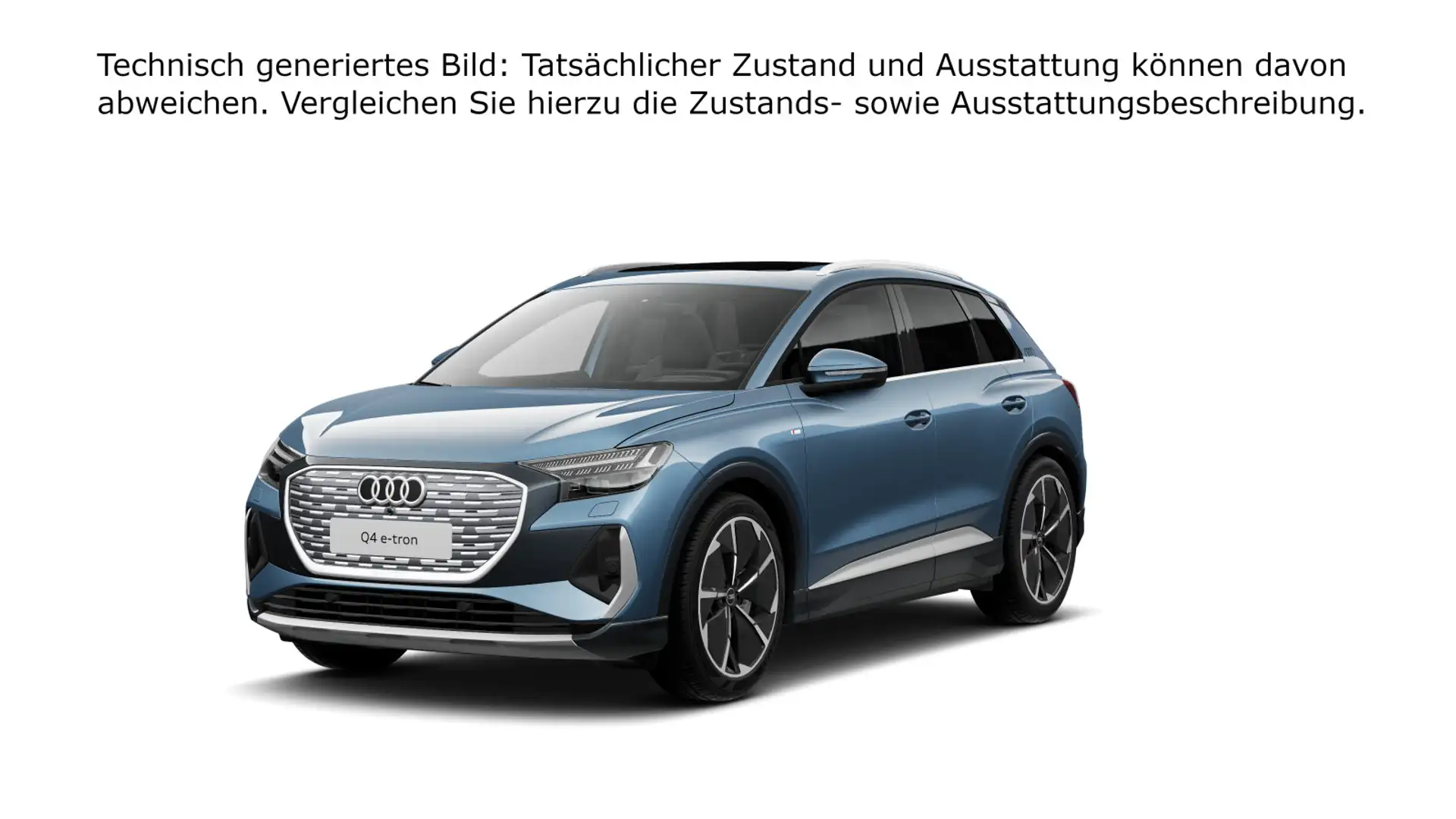 Audi Q4 e-tron Q4 50 e-tron quattro S Line *AHK*21`*MATRIX*PANO Blau - 2