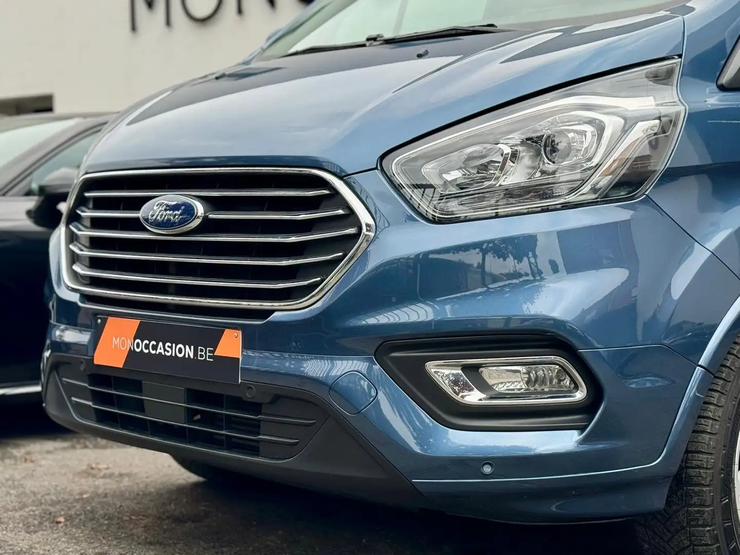 Ford Tourneo Custom 2.0 TDCi L2H1 TITANIUM X  8 PLACES CUIR GPS CAMERA Bleu - 2