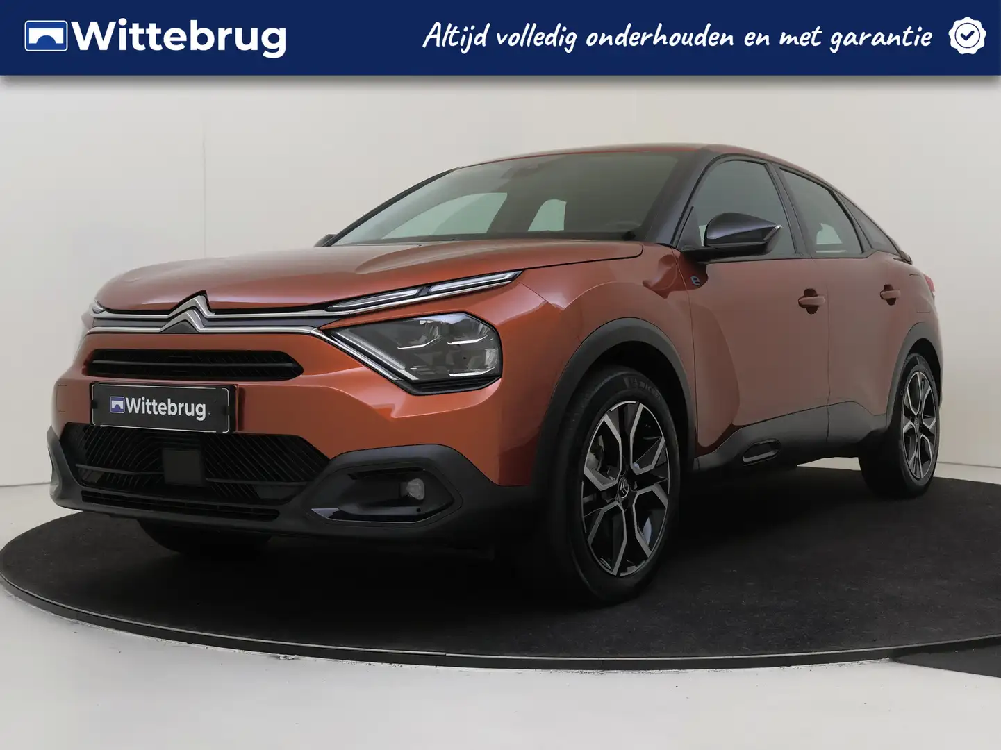 Citroen E-C4 Electric Feel Pack 50 kWh | Elektrisch | Lederen interieur Oranje - 1