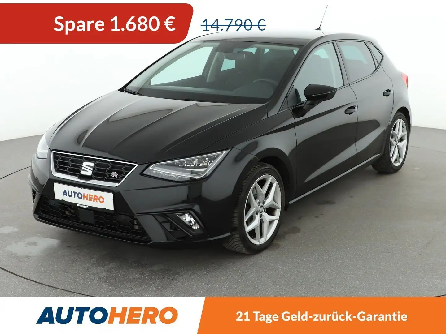 SEAT Ibiza 1.0 TSI FR*NAVI*ACC*CAM*PDC*SHZ*ALU* Schwarz - 1