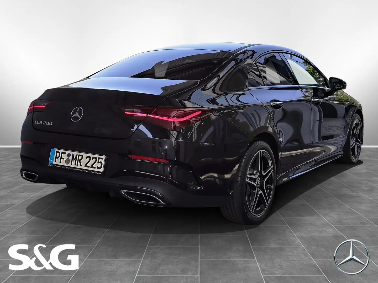 Mercedes-Benz CLA 200 Coupé AMG MBUX+360°+LED+Pano+Distro+Totw Schwarz - 2