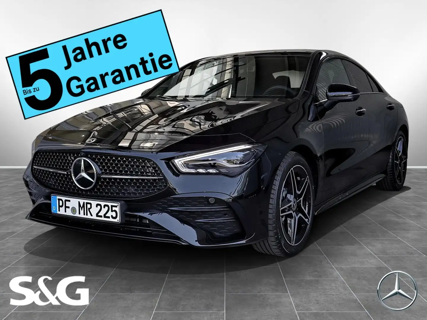 Mercedes-Benz CLA 200 Coupé AMG MBUX+360°+LED+Pano+Distro+Totw Schwarz - 1