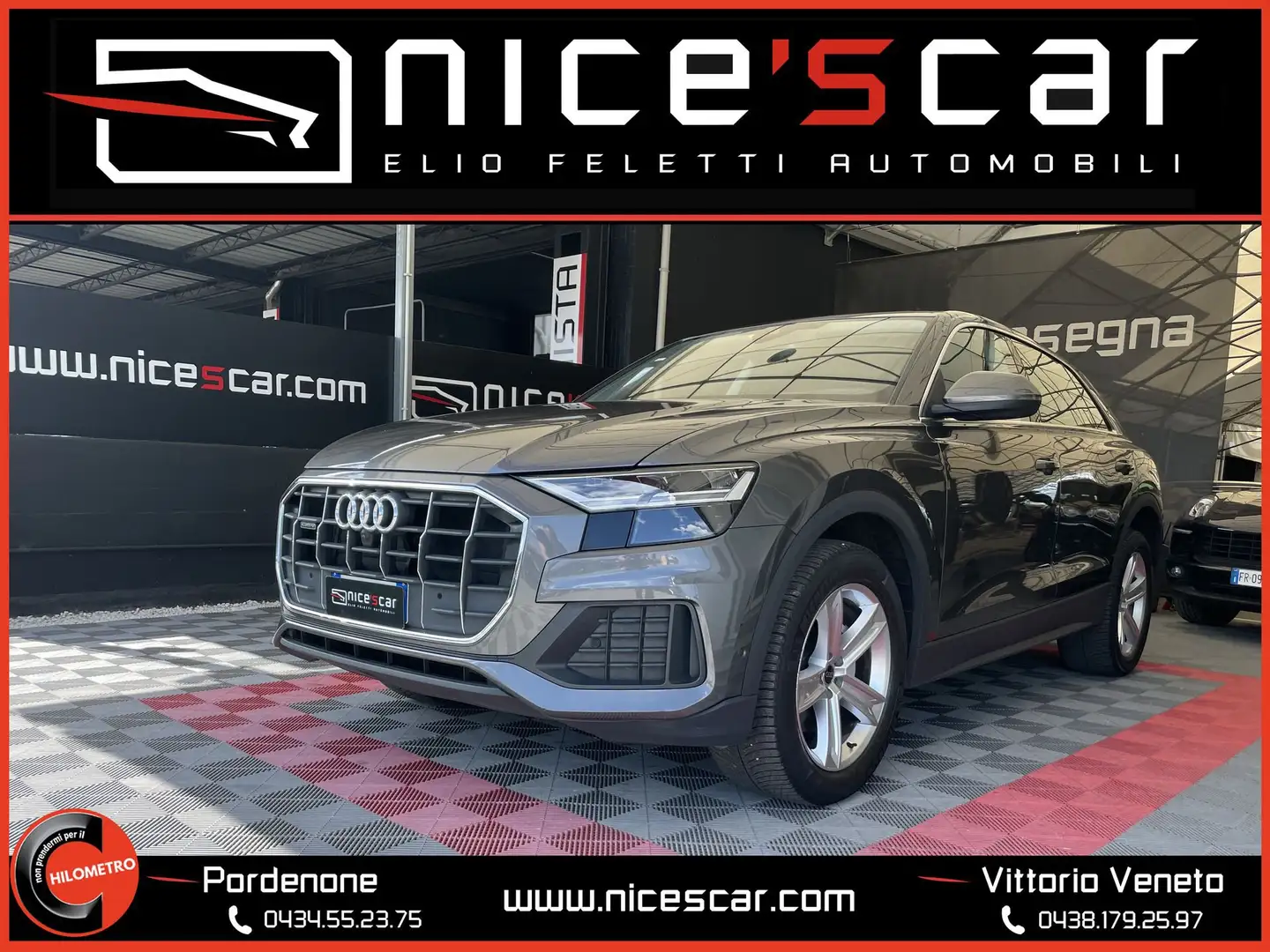 Audi Q8 45 TDI quattro tiptronic Sport Grijs - 1