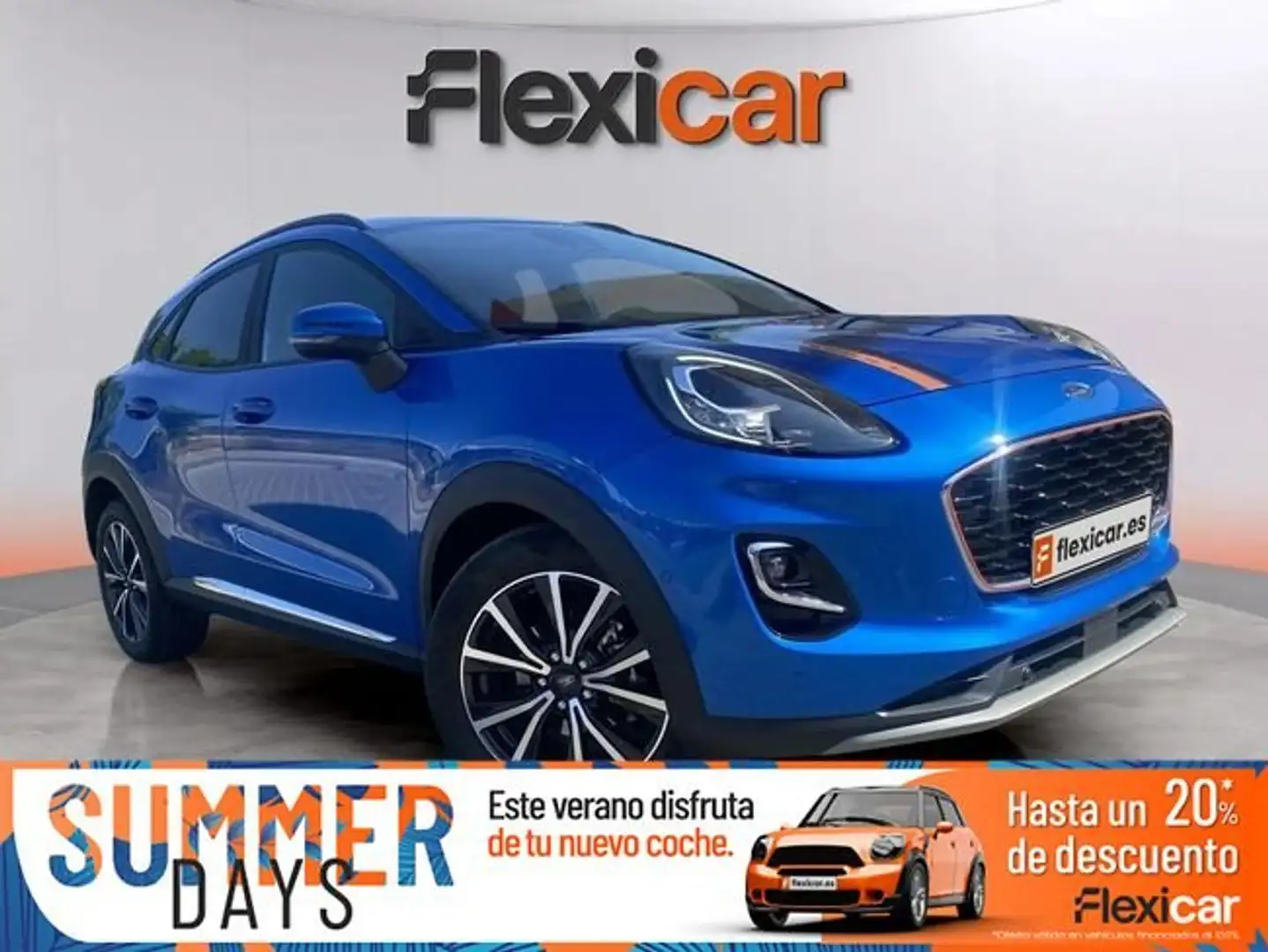 Ford Puma 1.0 EcoBoost 125cv Titanium MHEV Azul - 1