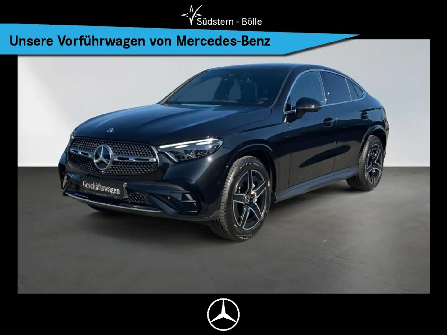 Mercedes-Benz GLC 220 d 4M Coupe +AMG+DISTRO+MEMORY+NAVI+AHK Schwarz - 1