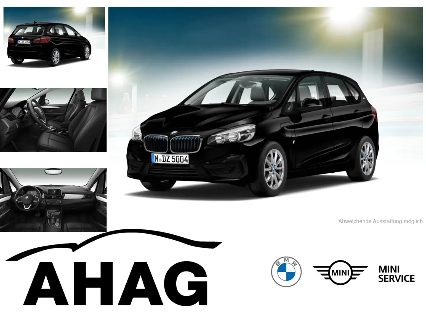 BMW 225 xe Active Tourer iPerformance Steptronic Advantage Černá - 1