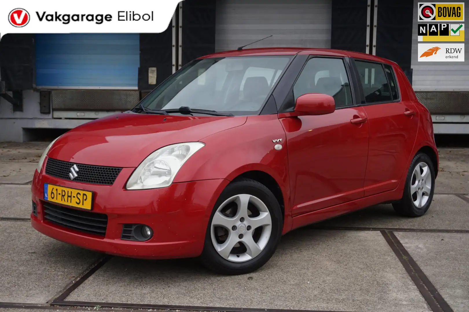 Suzuki Swift 1.5 Exclusive * Airco * LM Velgen * Rot - 1