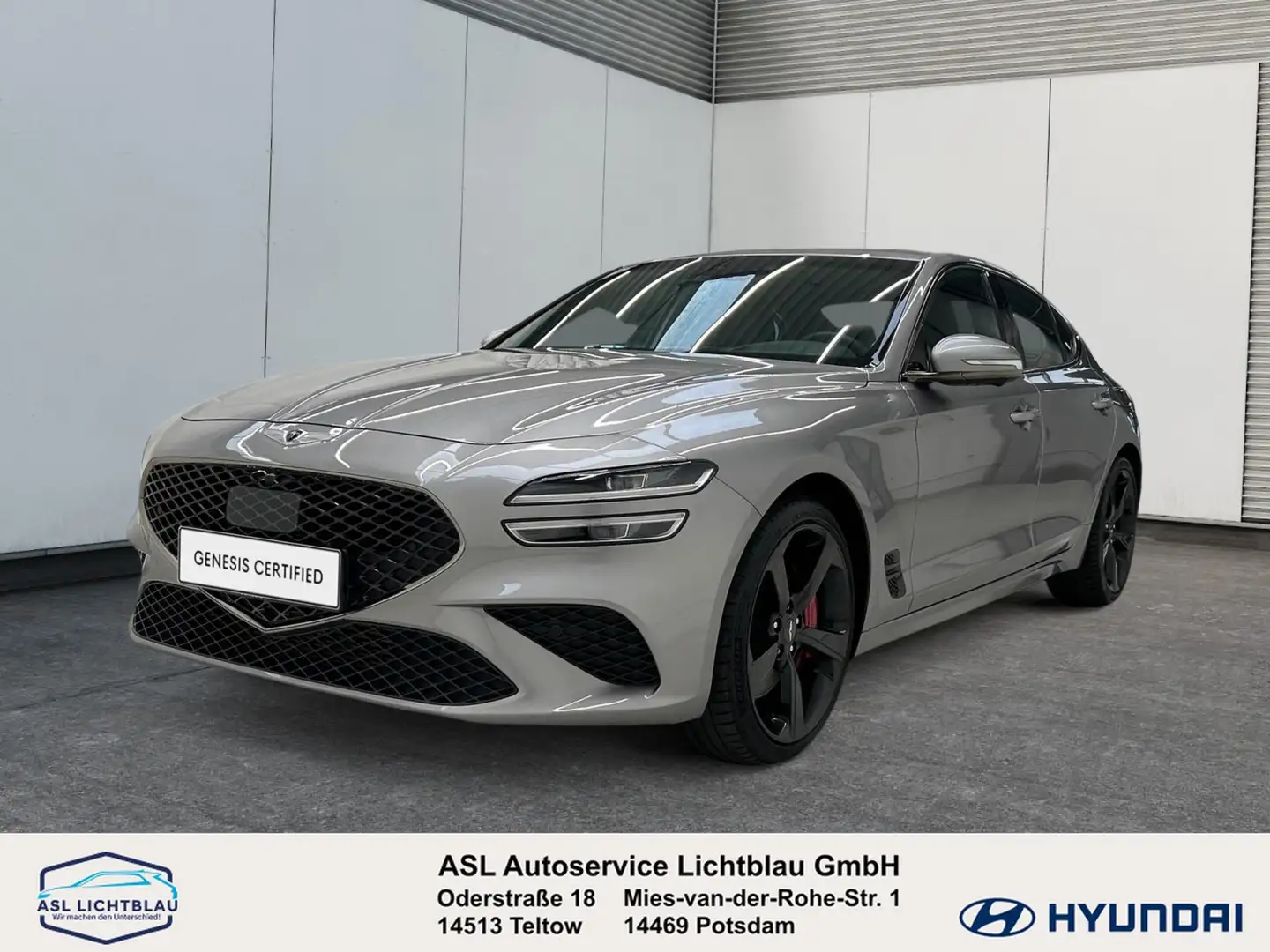 Genesis G70 2.2 RWD Sport Innovation Pack & Comfort Seat 2.2 Argent - 1