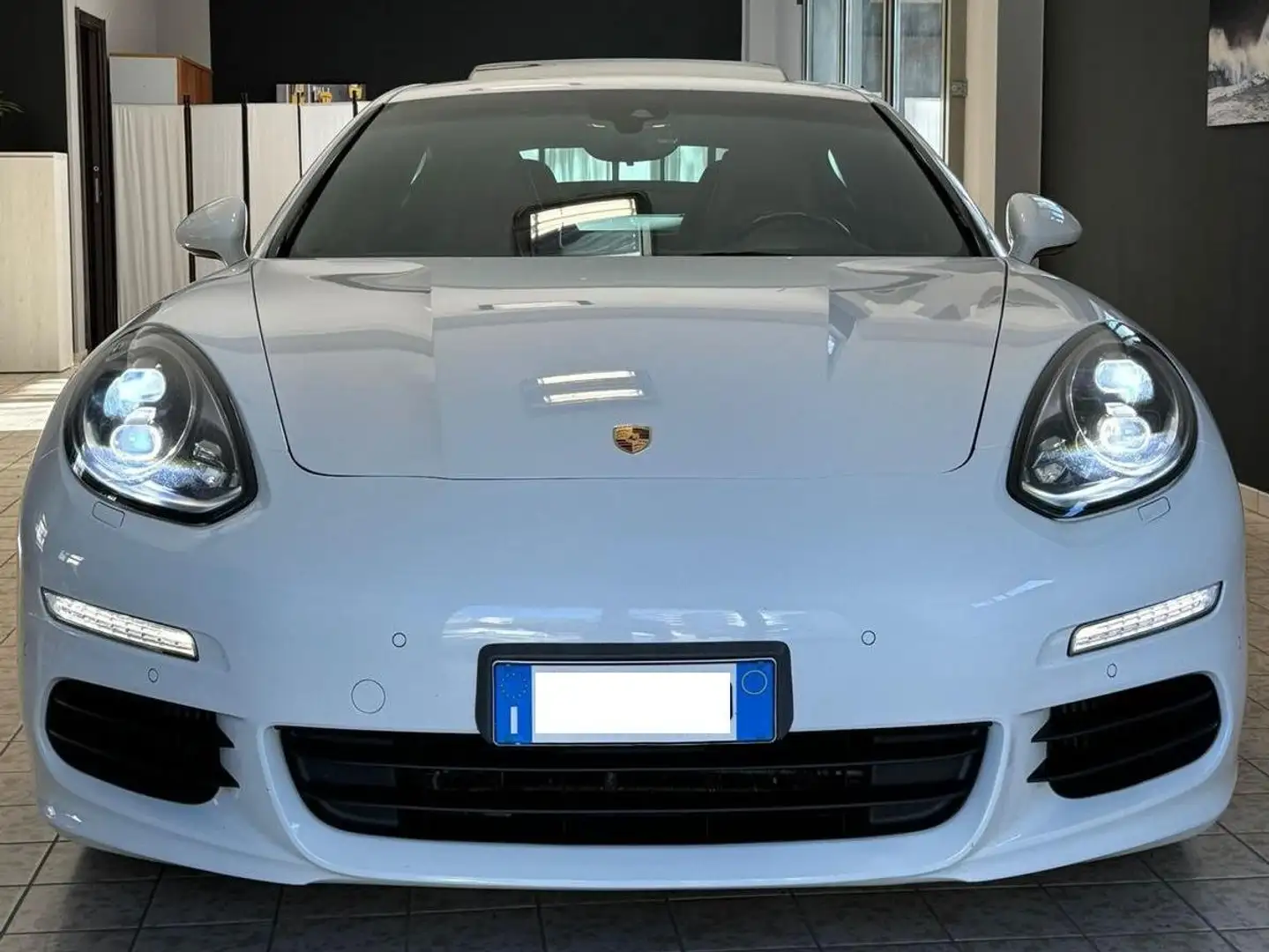 Porsche Panamera 3.0 V6 TDI 300cv EDITION - TETTO-PELLE-CERCHI 20 Alb - 2