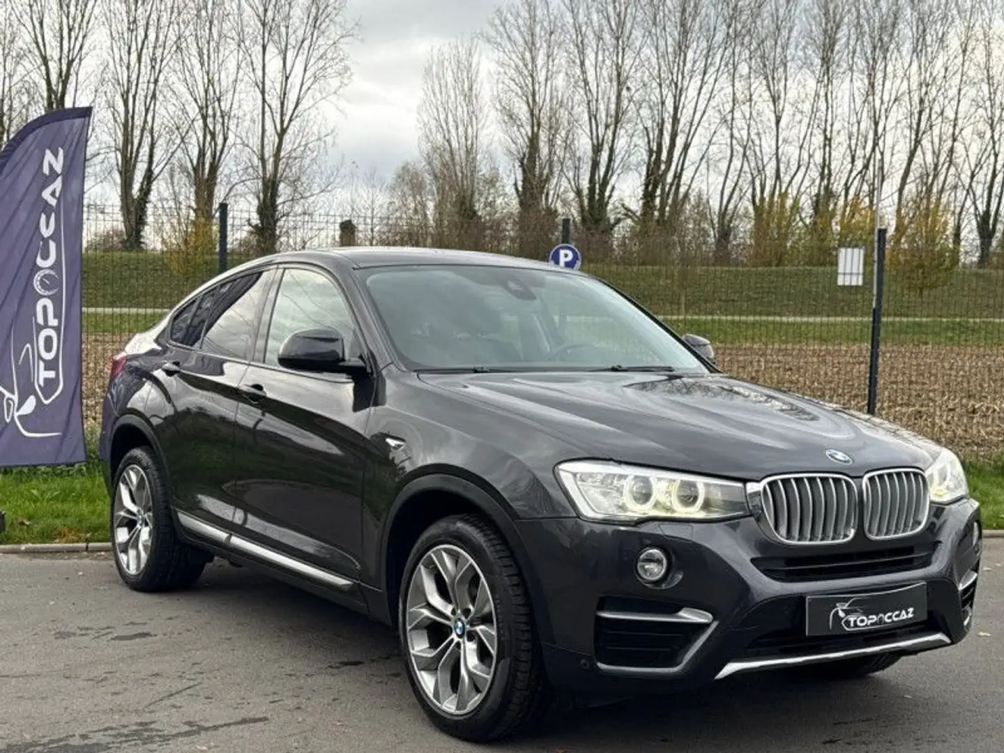 BMW X4 (F26) XDRIVE 20D 190CH XLINE * 2015 * 1ERE MAIN * CAMERA * LED * GARANTIE Gris - 2