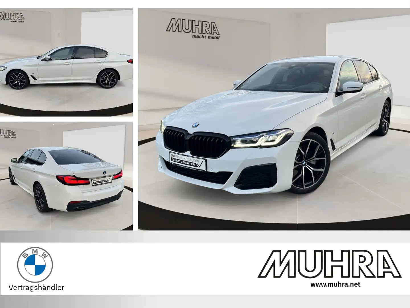 BMW 520 d Lim M Sport 19" HUD Lenkradhzg. Laserlicht Blanc - 1