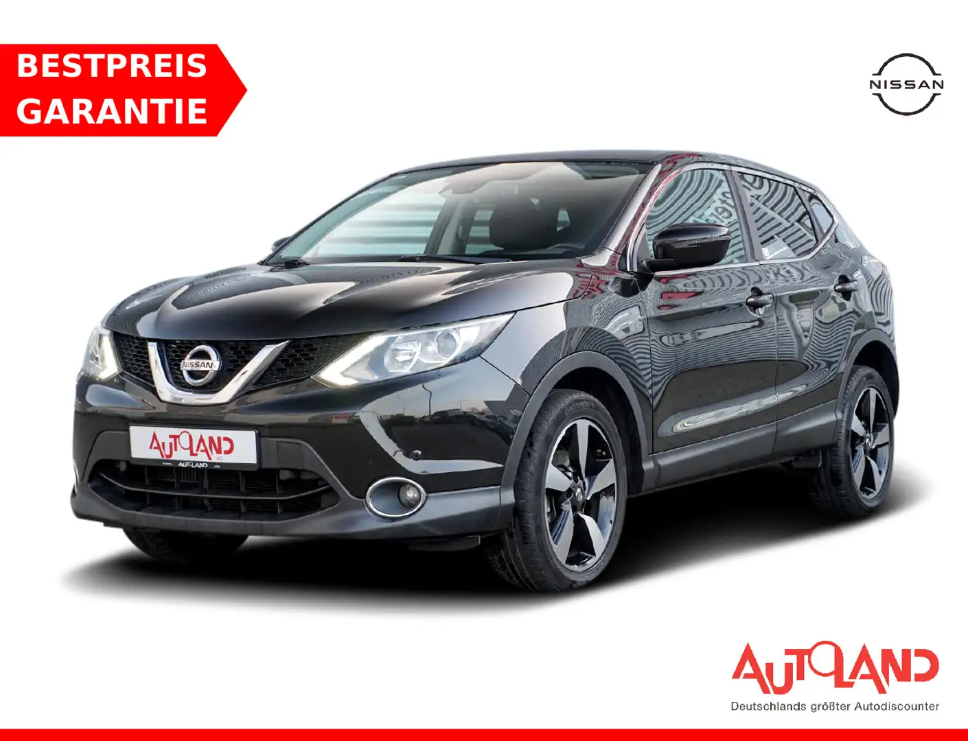 Nissan Qashqai 1.2 Acenta Navi Kamera DAB Tempomat PDC Zwart - 1