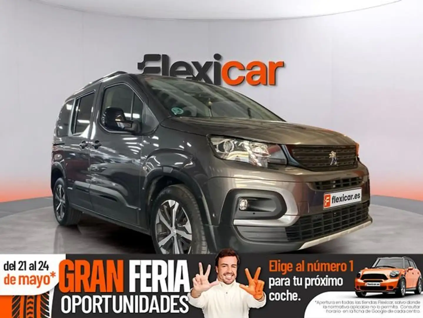 Peugeot Rifter 1.5BlueHDi S&S Standard GT Line EAT8 130 Gris - 1