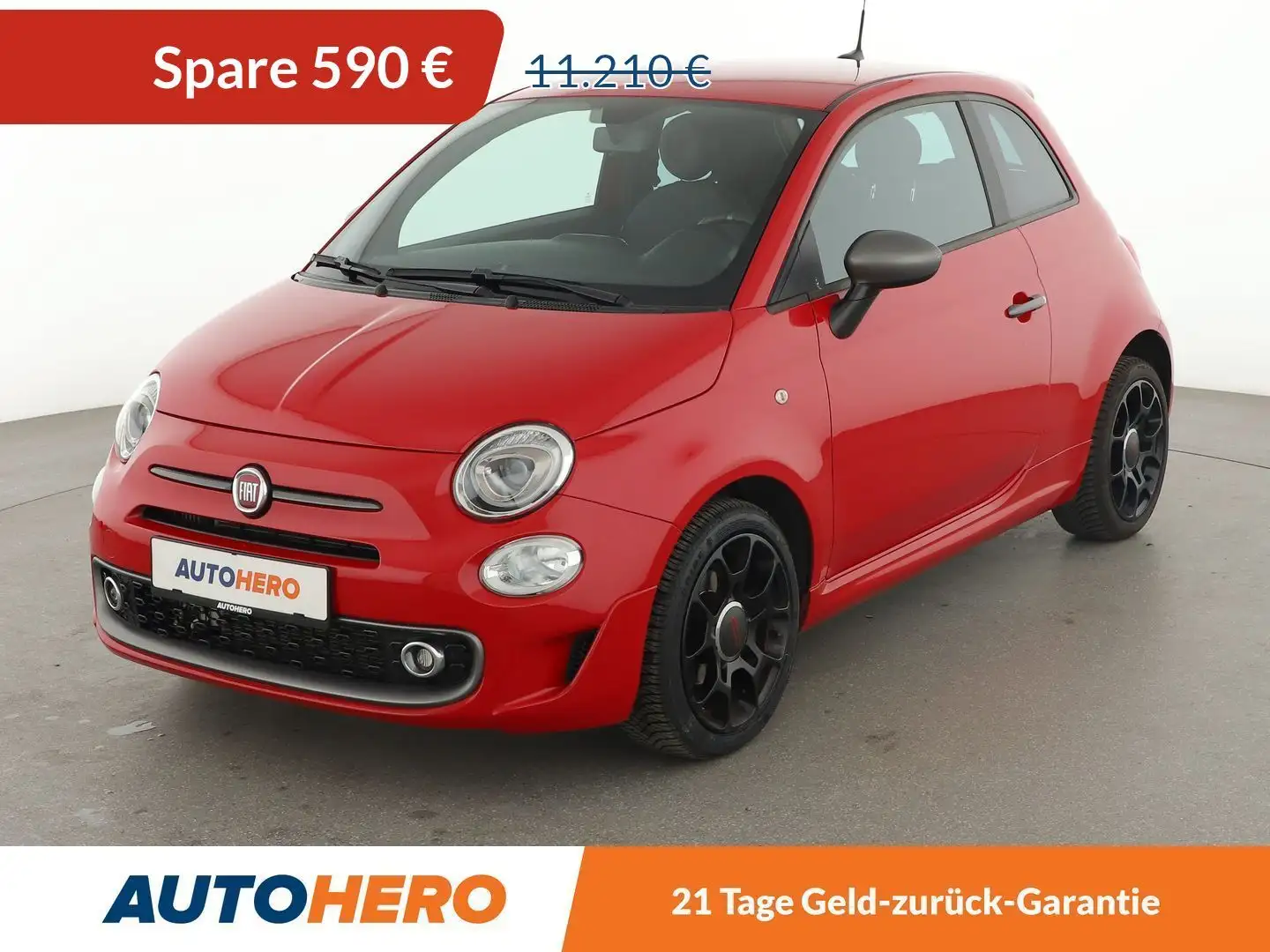 Fiat 500 0.9 S *NAVI*PDC*TEMPO*ALU*KLIMA* Rot - 1