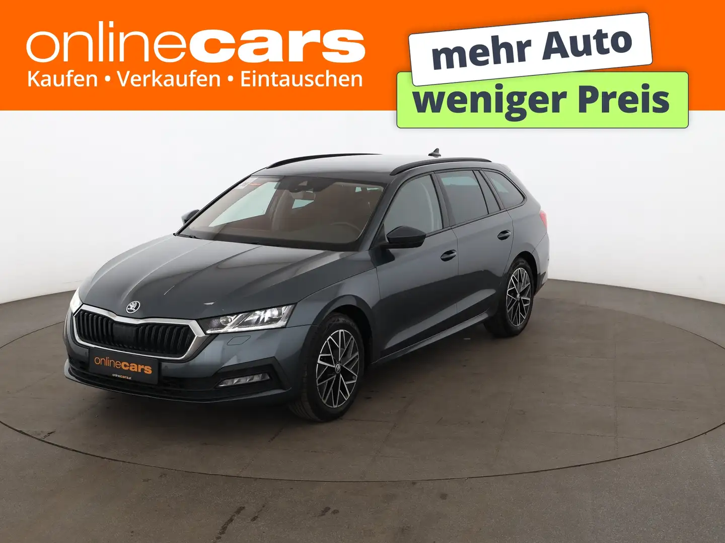 Skoda Octavia Combi 2.0 TDI Ambition Aut MATRIX AHK NAV Grau - 1