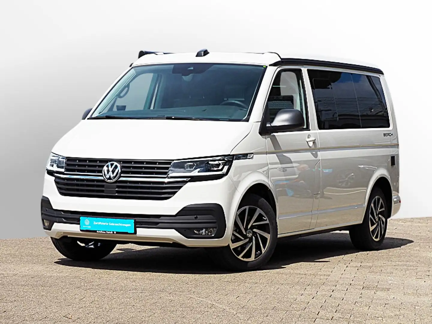 Volkswagen T6.1 California Beach 2.0 TDI DSG AHK, NAVI, ACC Weiß - 2