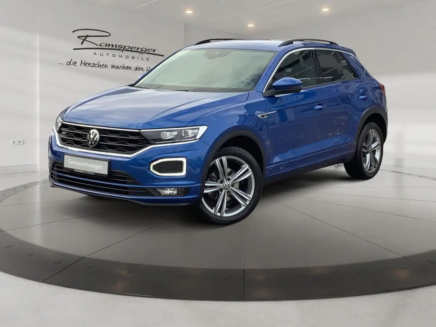 Volkswagen T-Roc 1.5 TSI DSG R-Line AHK LED Navi Keyless PD Blau - 2