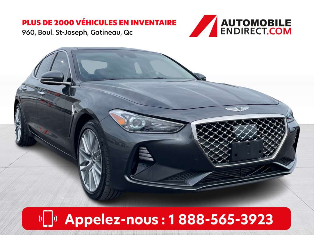 2021 Genesis G70 2.0T Elite AWD Cuir Toit GPS Sièges Ventilés Siège