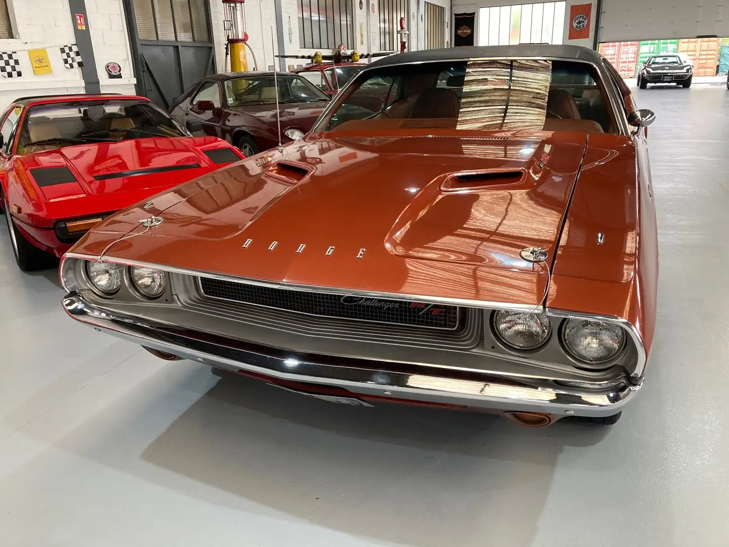 Dodge Challenger V8 440ci Magnum R/T Six Pack Clone de 1970  en FR Orange - 2