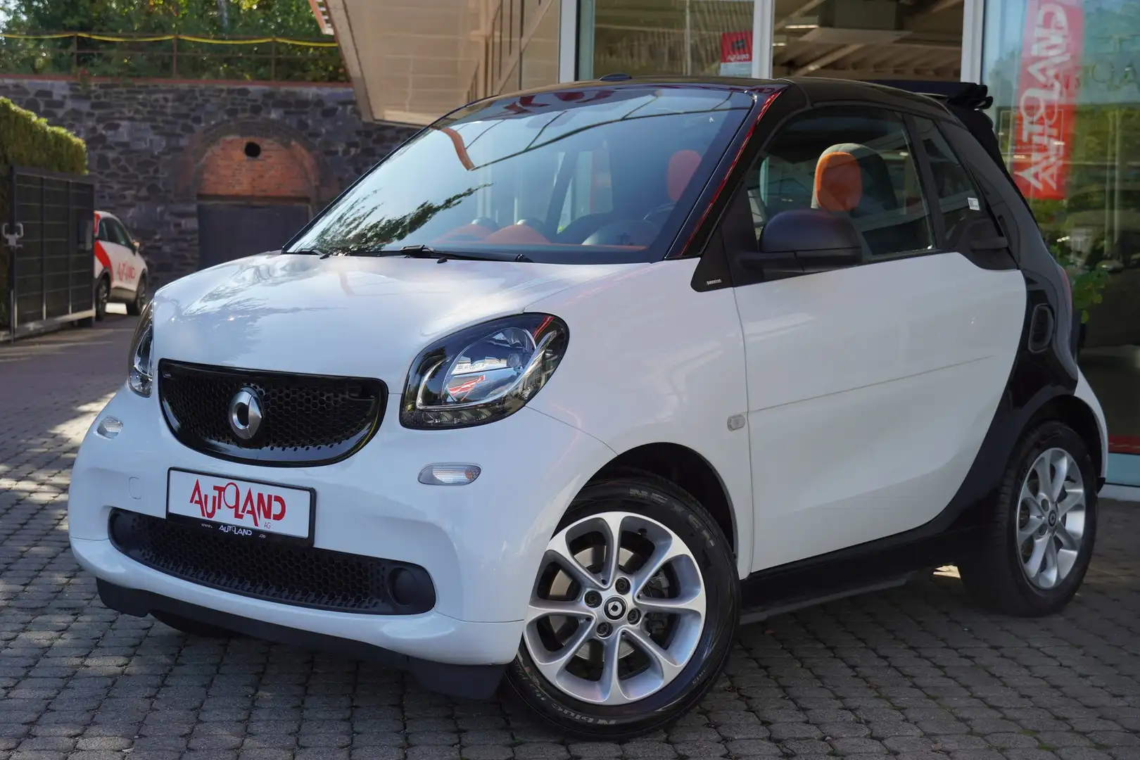 smart forTwo Cabrio Klimaaut. Tempomat Bluetooth USB Blanc - 2