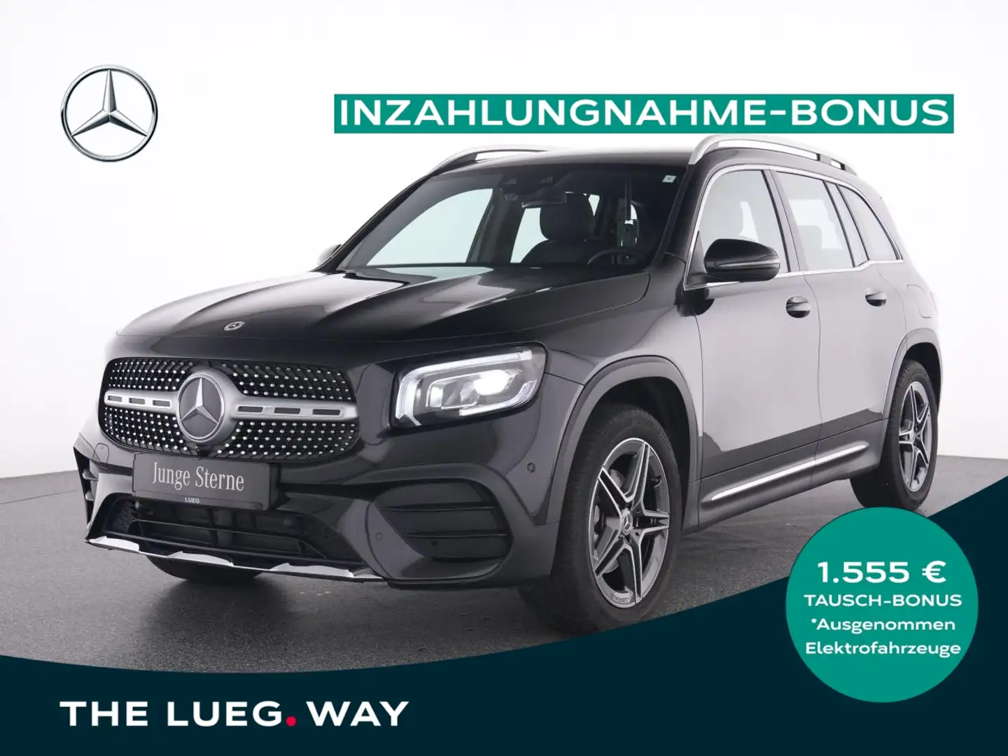 Mercedes-Benz GLB 180 d AMG+MBUXHighEnd+LED-HP+SpurAss+SHZ+19" Zwart - 1