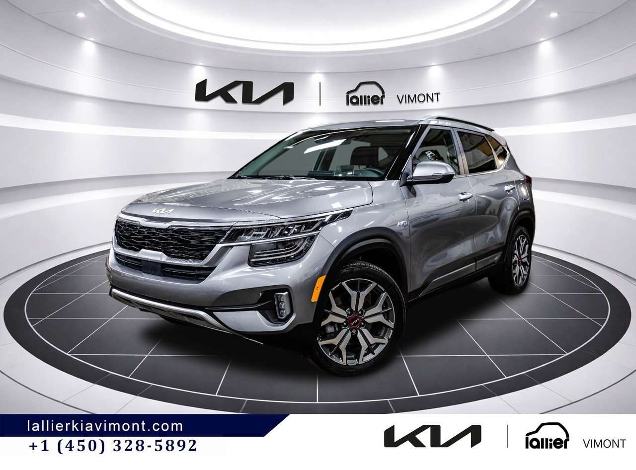 2023 Kia Seltos SX Turbo AWD | JAMAIS ACCIDENTÉ | TAUX 3.99% | GAR