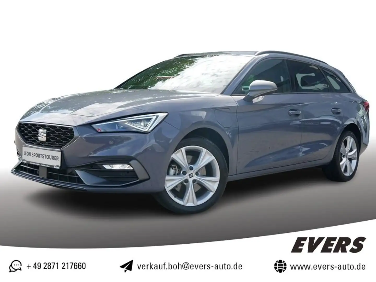 SEAT Leon ST 1.5 e-HYBRID FR DSG MATRIX-LED+ACC+SHZ Grigio - 1