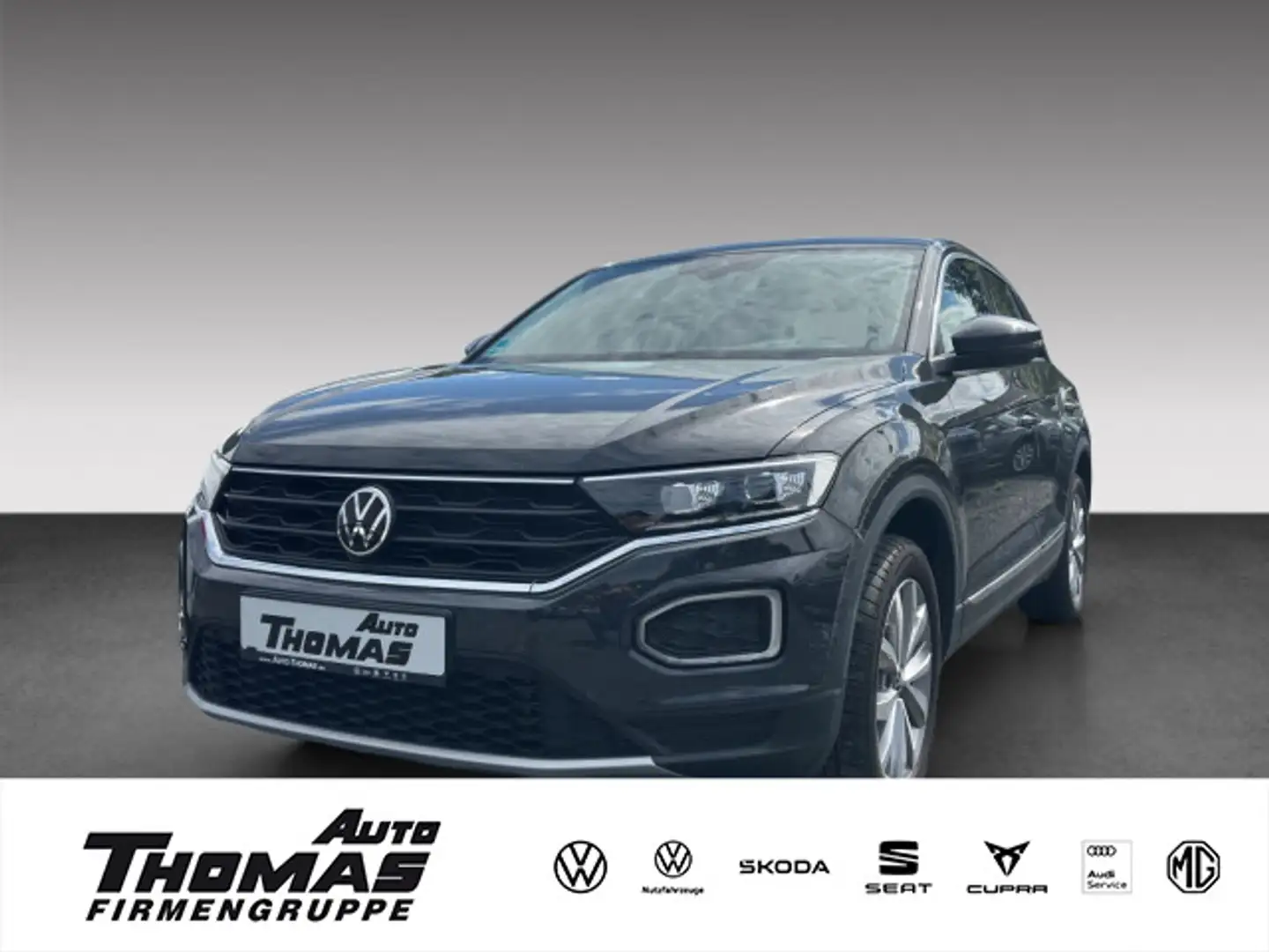 Volkswagen T-Roc 1.5 TSI 6-Gang Style AHK Navi Klima Grijs - 1