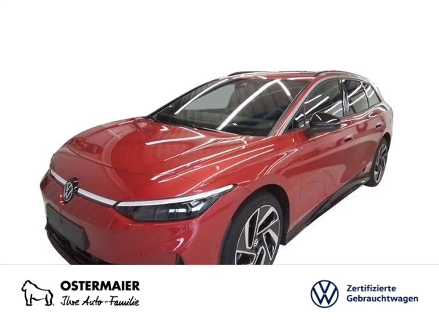 Volkswagen ID.7 Tourer PRO ELECTRIC 286PS NP.72T ACC.5J-G.WÄRMEPUM Rojo - 1