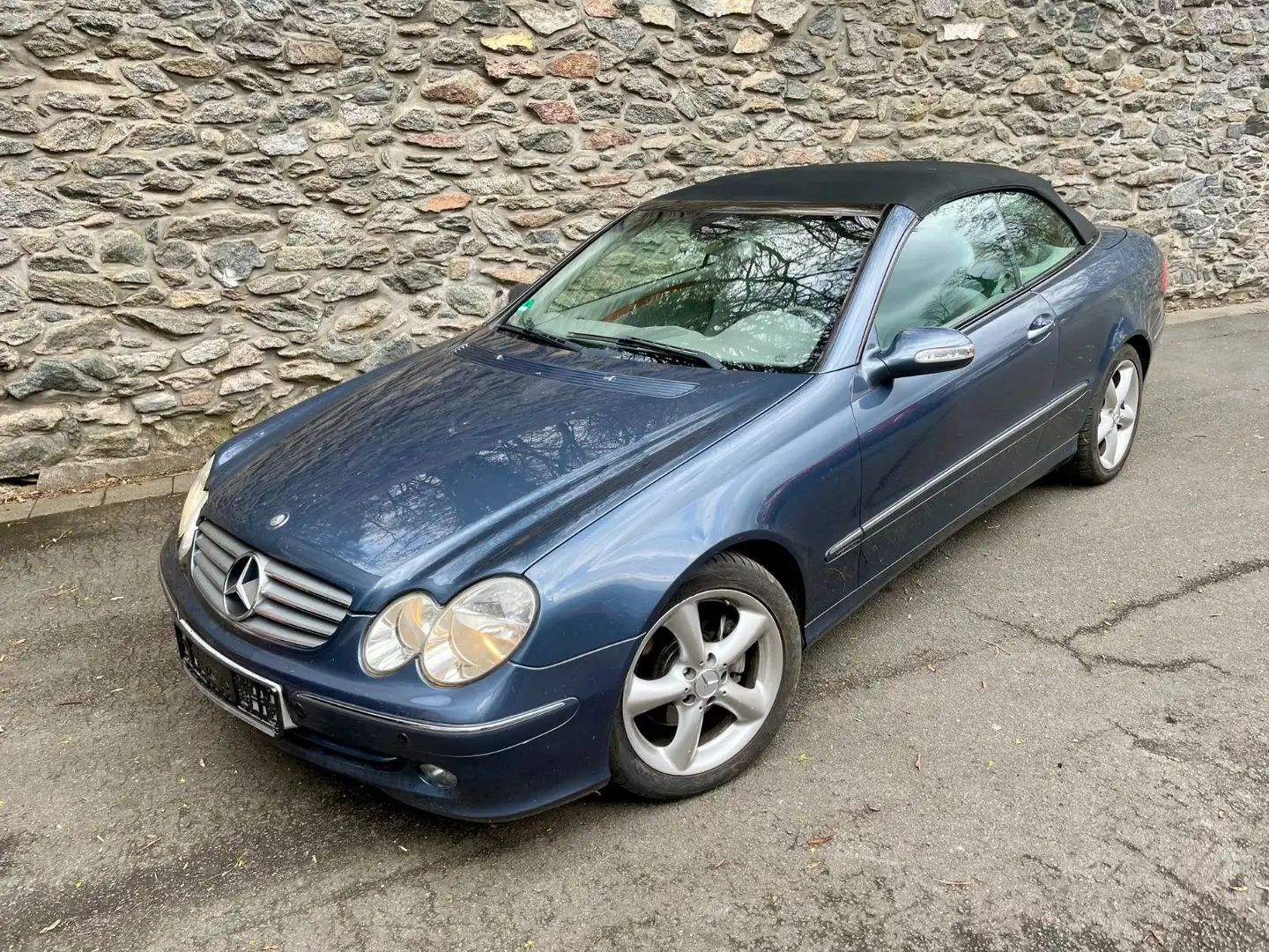 Mercedes-Benz CLK 240 ELEGANCE | LEDER | AHK | TÜV NEU | Azul - 2