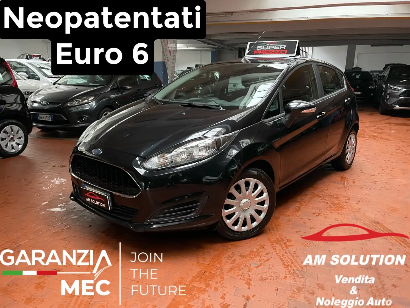 Ford Fiesta Fiesta 1.2 Neopatentati Euro 6 Noir - 1