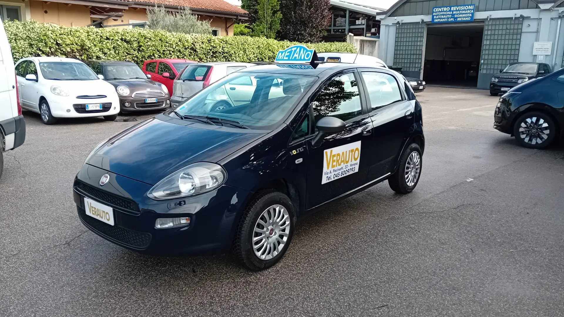 Fiat Grande Punto 5p 1.4 natural power Dynamic 70cv Blau - 1