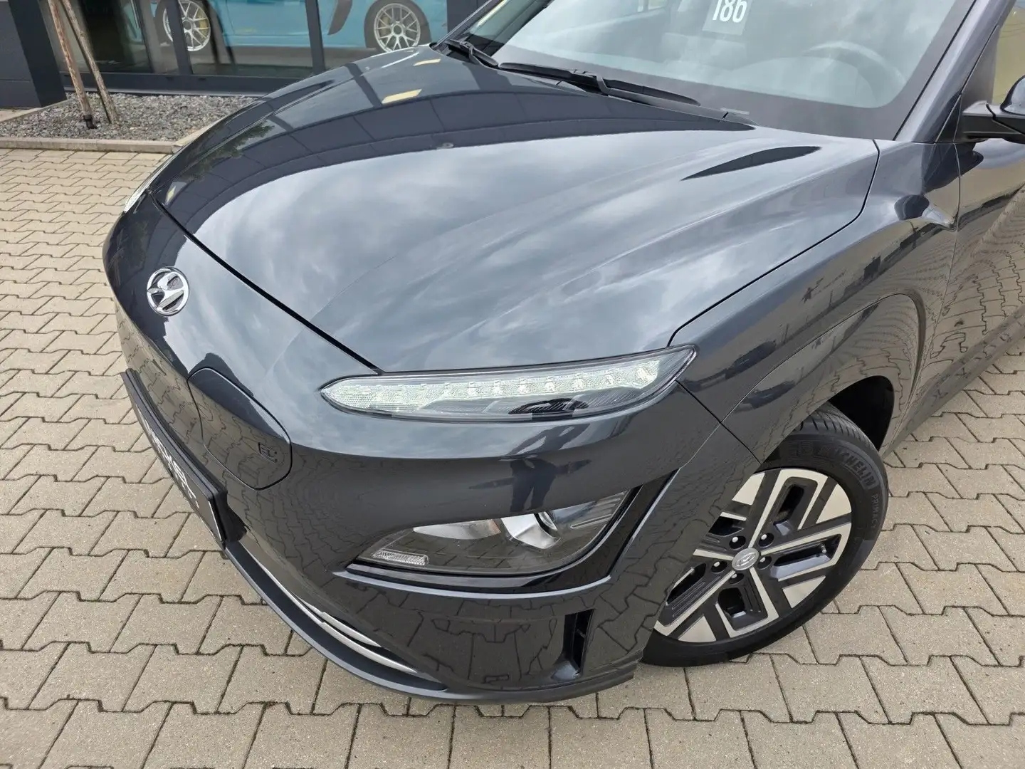 Hyundai KONA Elektro 64KW*Led*Kamera*Shz*SOH*Top* Gris - 2