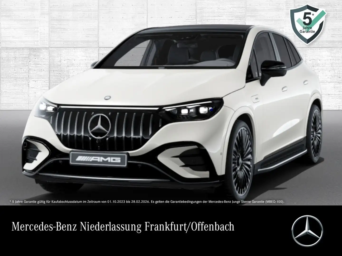 Mercedes-Benz EQE 43 4M NIGHT+PANO+AHK+BURMESTER+SITZKLIMA Weiß - 1