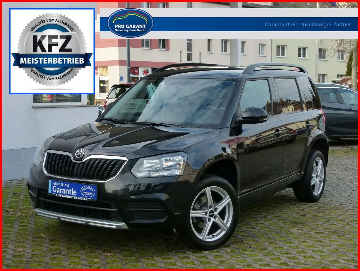 Skoda Yeti TSI 1.Hand Klima Allwetter HU 2027+GARANTIE Schwarz - 1