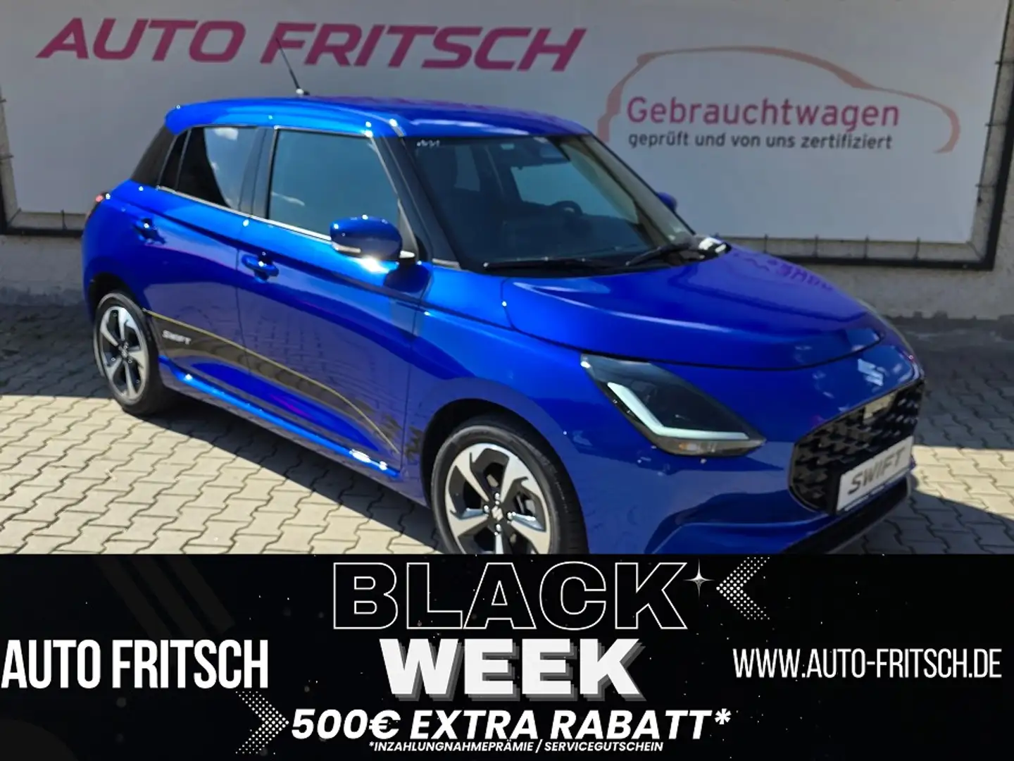 Suzuki Swift COMFORT+ CVT HYBRID Blau - 1