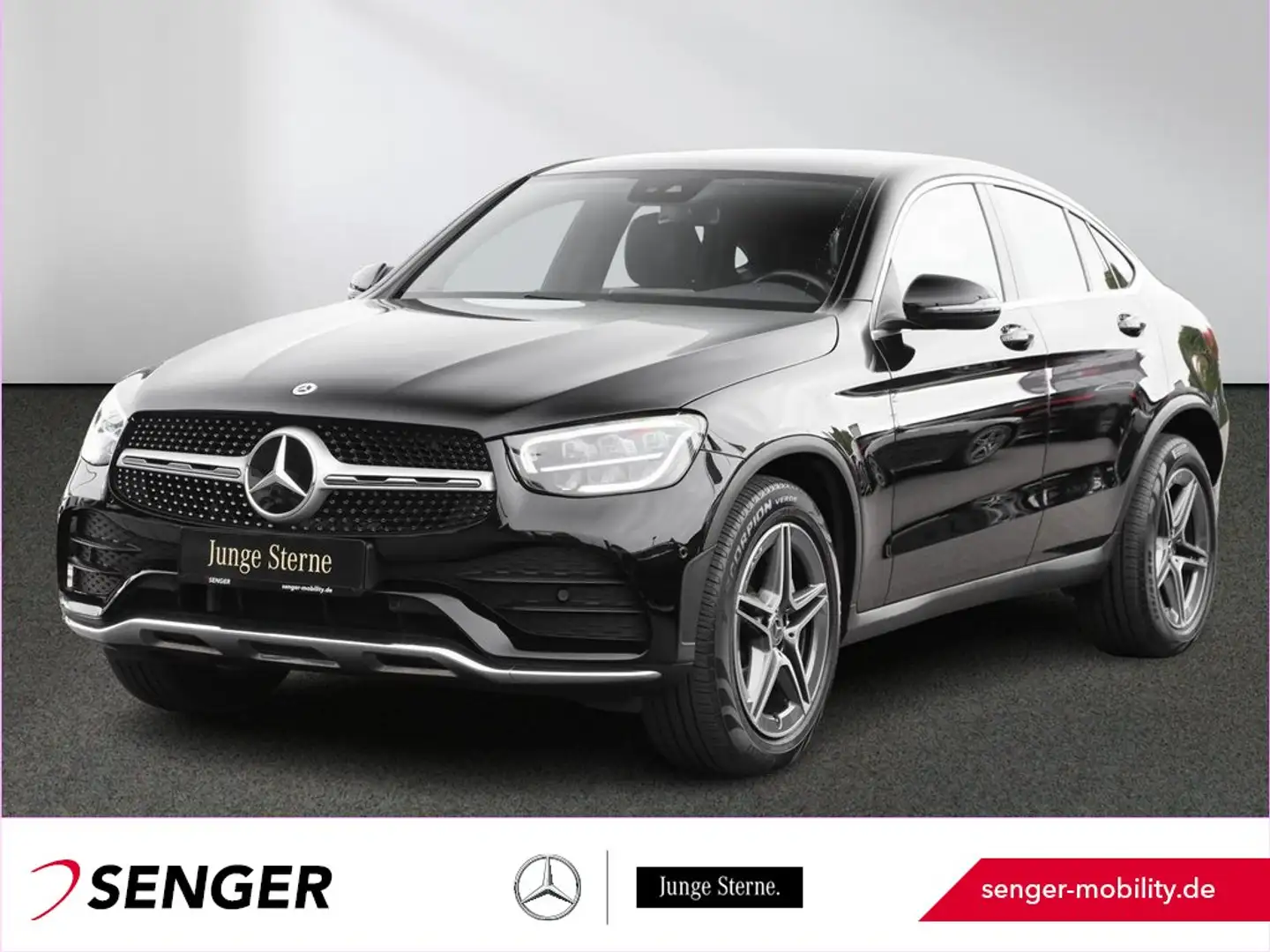 Mercedes-Benz GLC 220 d 4M Coupé AMG Rückfahrkamera MBUX AHK Zwart - 1