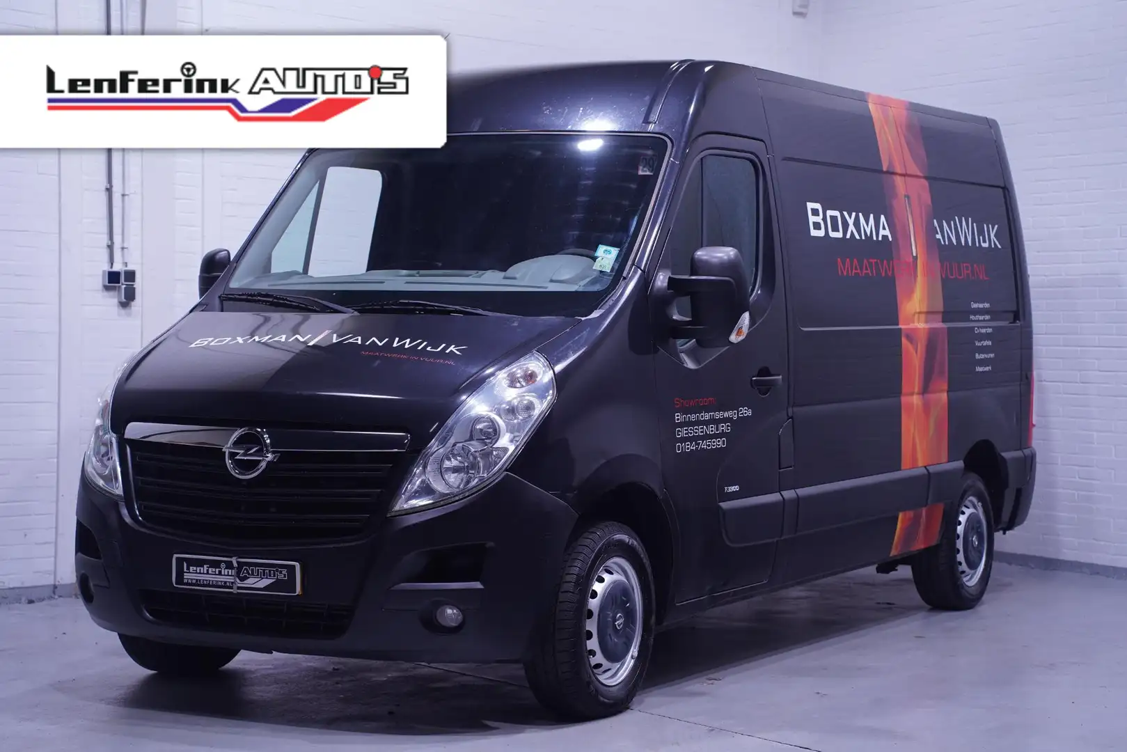 Opel Movano 2.3 CDTI 125 pk L2H2 Airco, Trekhaak met Opstap Au Zwart - 1