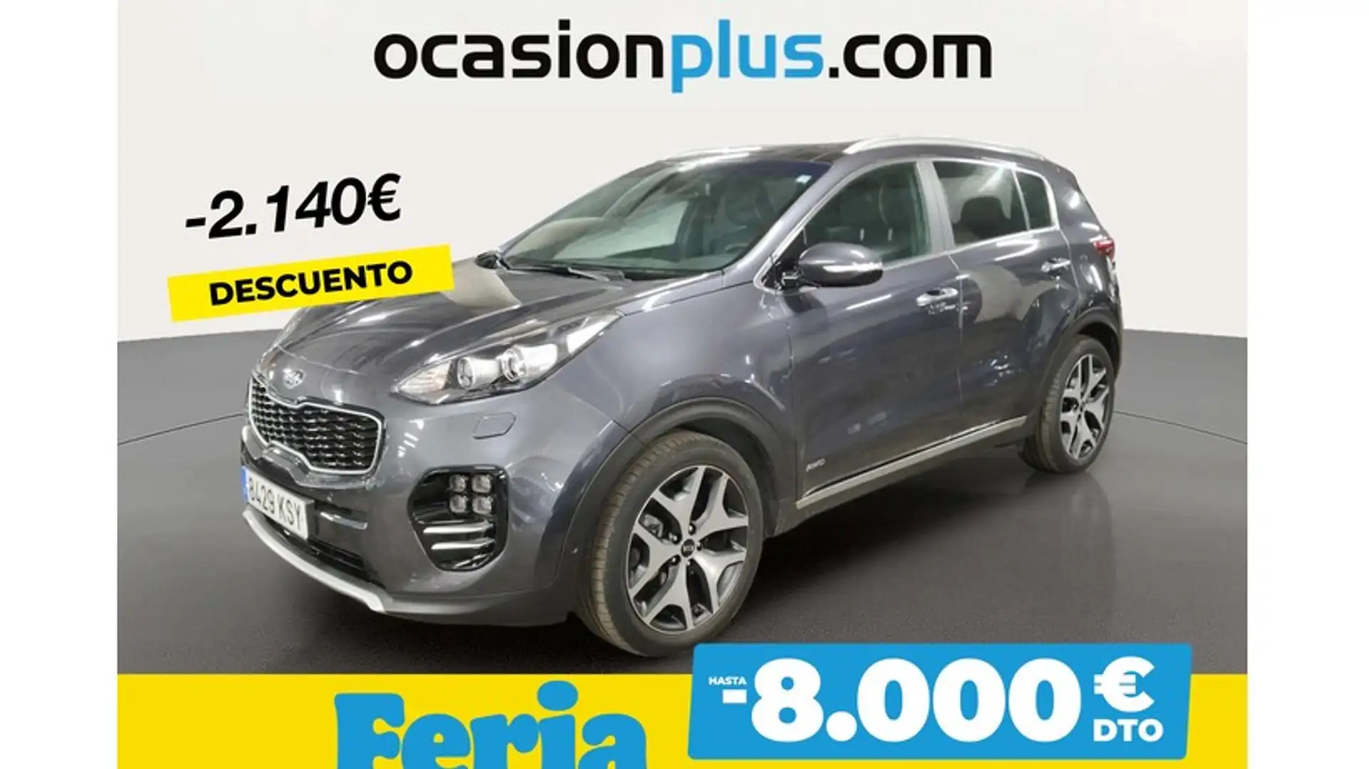 Kia Sportage 2.0CRDi VGT GT Line Plus Aut. 4x4 185 Gris - 1