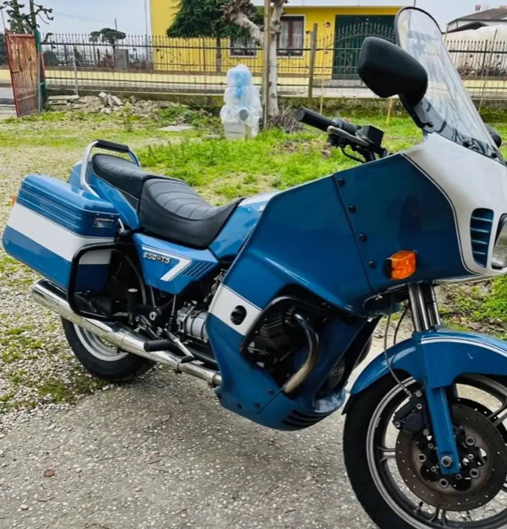 Moto Guzzi V 850 EX POLIZIA Blau - 2