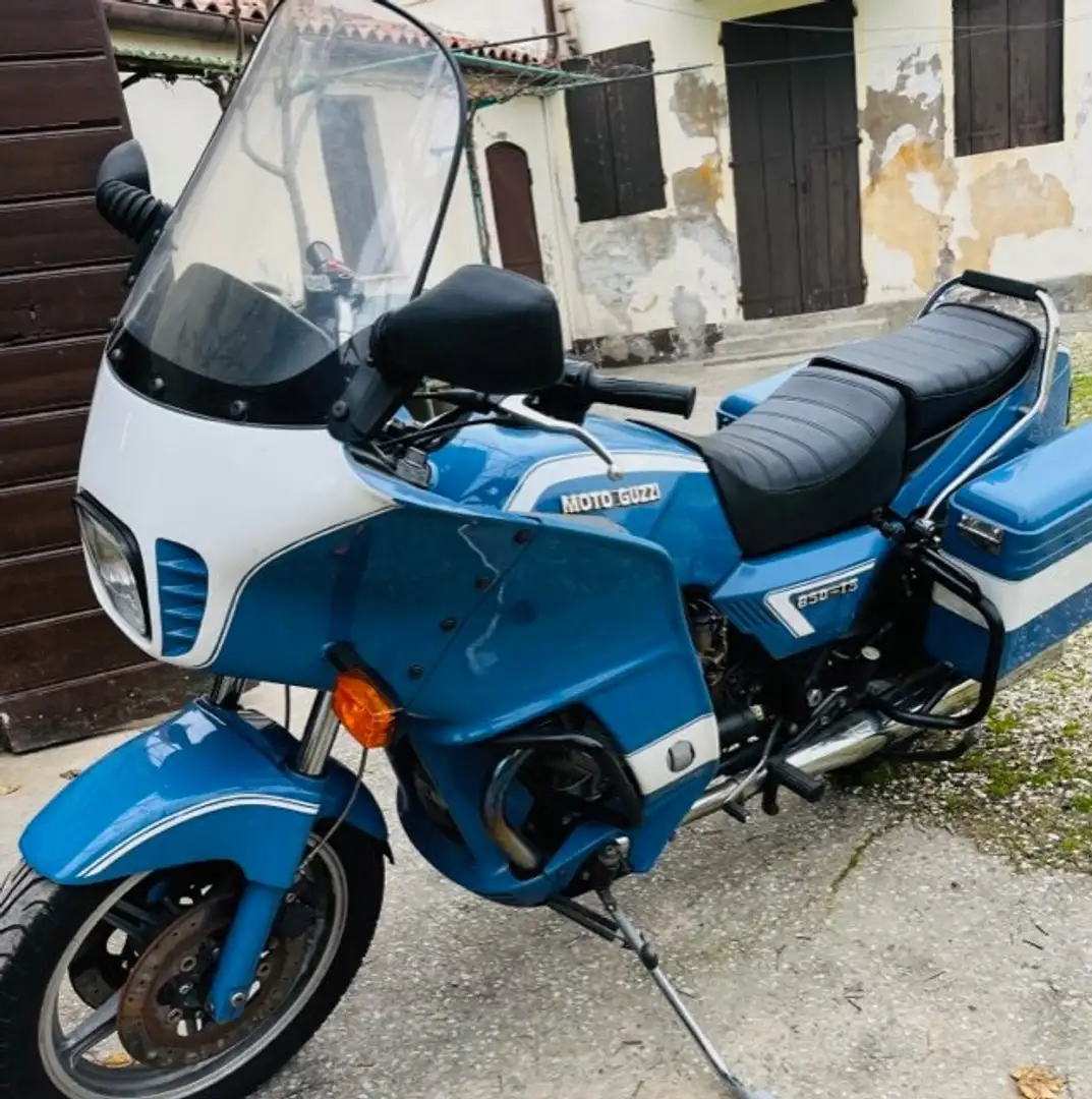 Moto Guzzi V 850 EX POLIZIA Blau - 1
