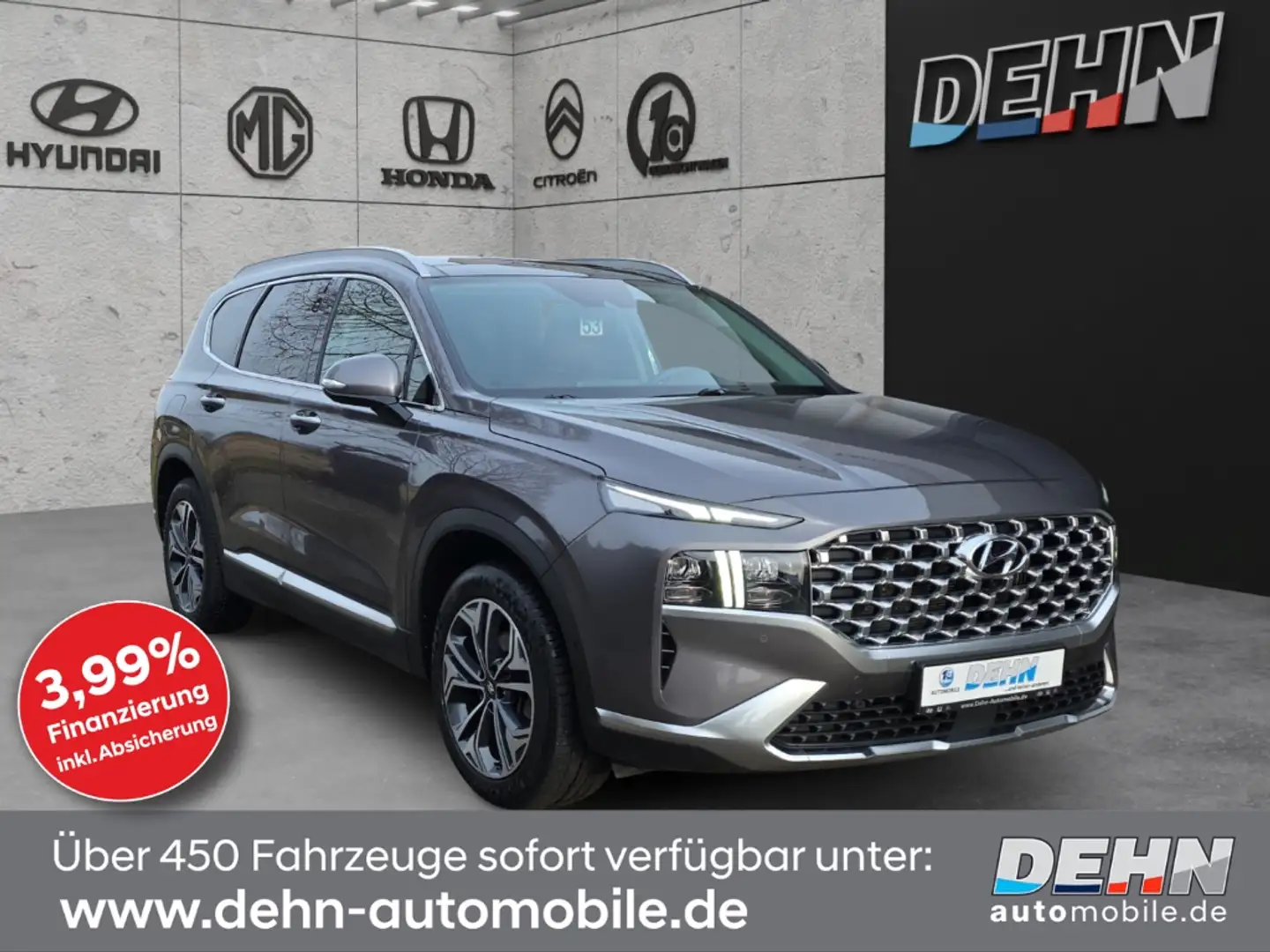Hyundai SANTA FE PHEV 4WD Prime- Assistenz-Paket AHK Pano Grau - 1