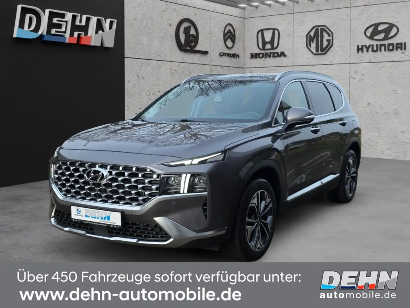 Hyundai SANTA FE PHEV 4WD Prime- Assistenz-Paket AHK Pano Grau - 2