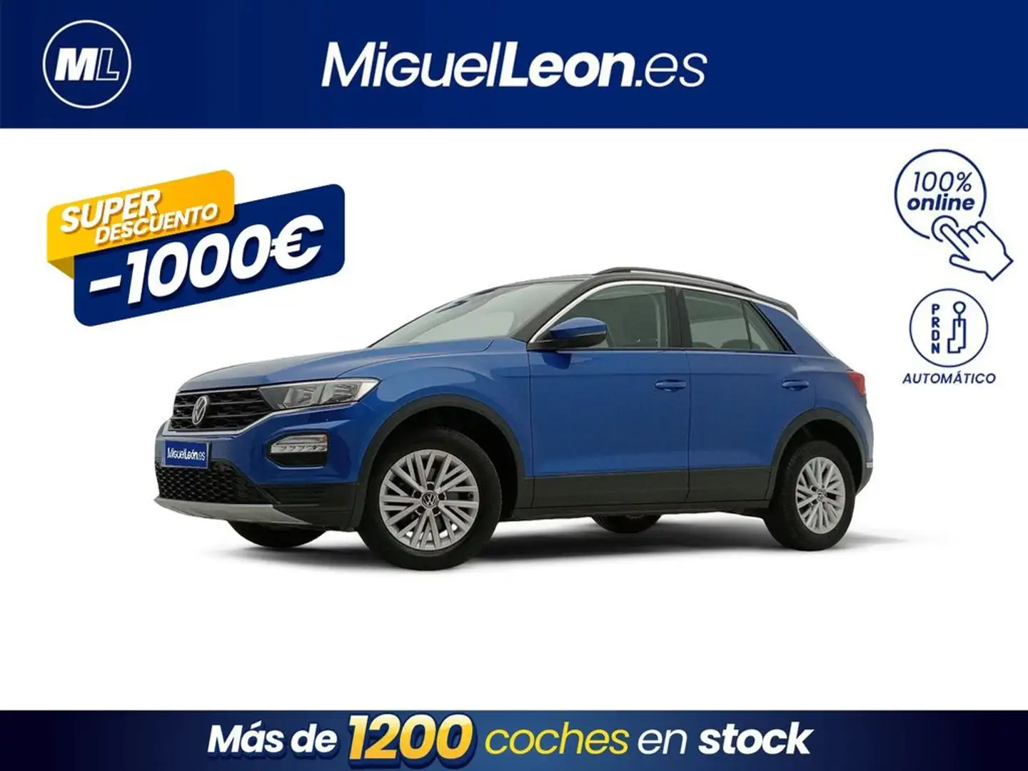 Volkswagen T-Roc 1.5 TSI Advance DSG7 Azul - 1