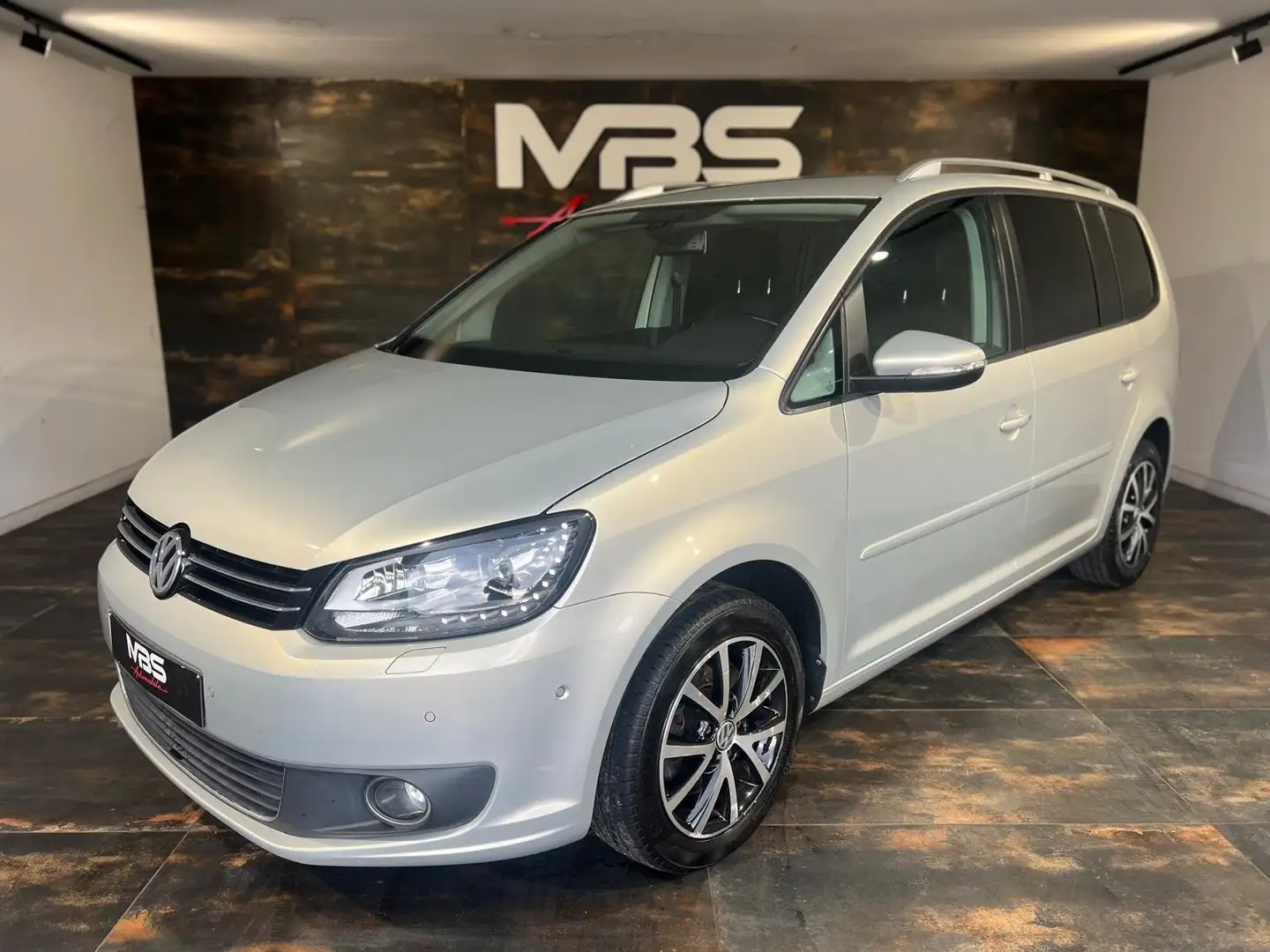 Volkswagen Touran 2.0 CR TDi Highline DSG * 7 PLACES * CAMÉRA * Gris - 1