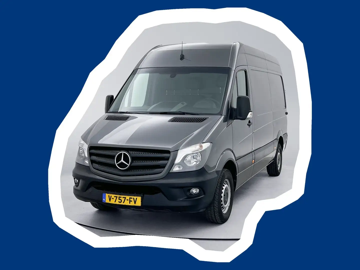 Mercedes-Benz Sprinter 316 2.2 CDI L2H2 Automaat 3500kg trekhaak Navigati Gris - 1