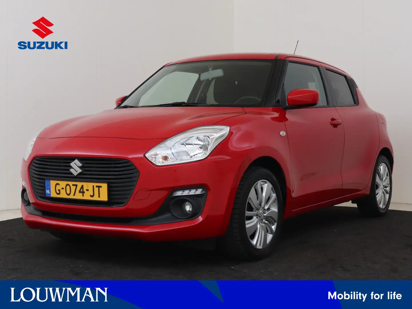 Suzuki Swift 1.2 Select I Navigatie I Airco I Stoelverwarming V Rood - 1